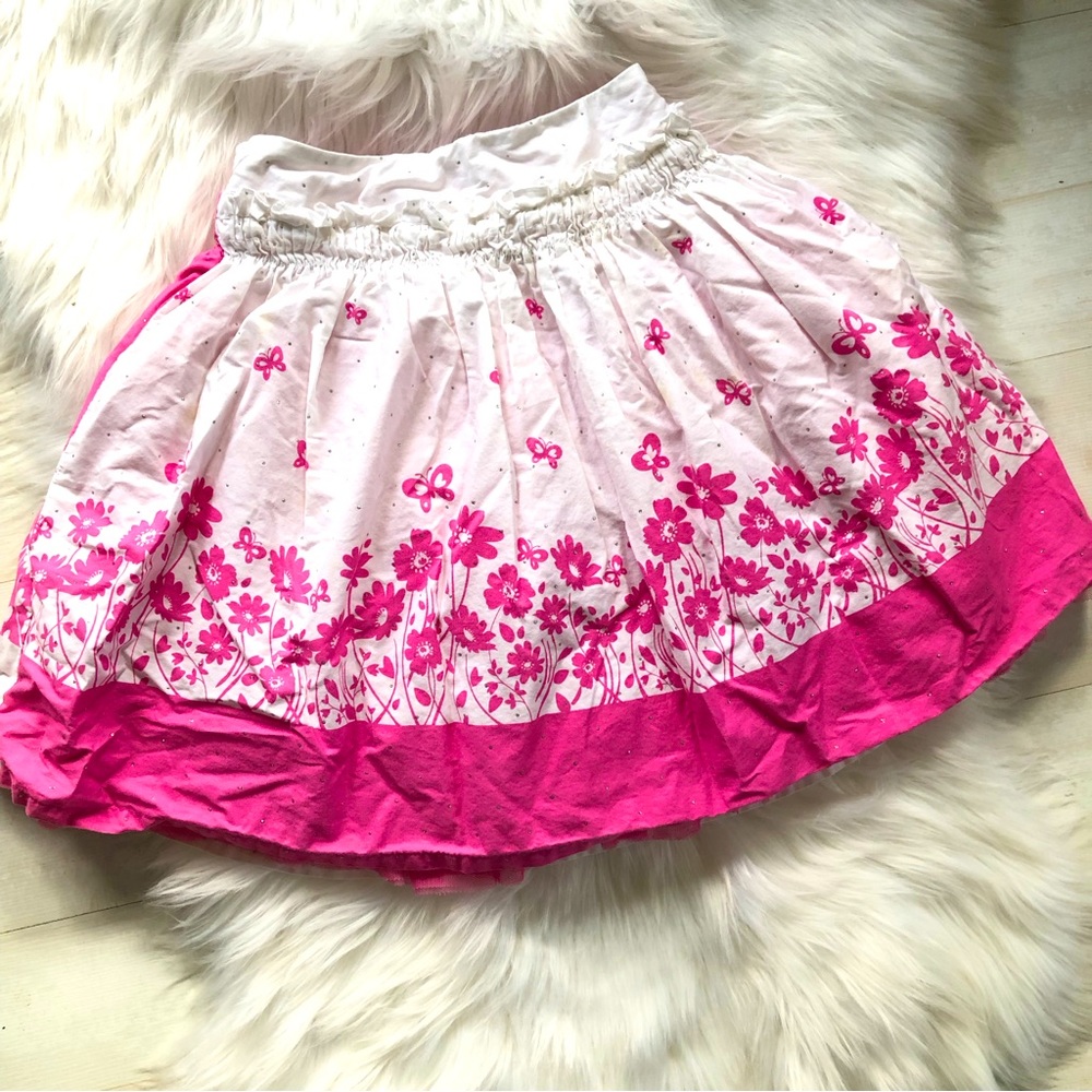 5x$25 The Children's Place Poofy Floral Skirt With Layered Tutu, 5